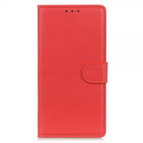 Nordic Covers iPhone 13 Pro Fodral Litchi Röd