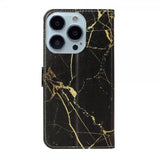 iPhone 13 Pro Fodral Motiv Marmor Guld