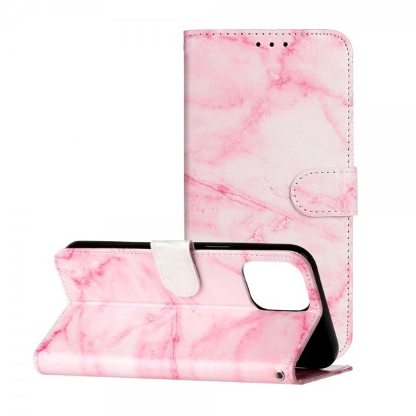 iPhone 13 Pro Fodral Motiv Rosa  Marmor