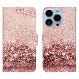 iPhone 13 Pro Fodral Motiv Rosa Glitter