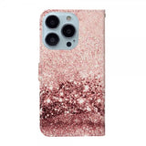 iPhone 13 Pro Fodral Motiv Rosa Glitter