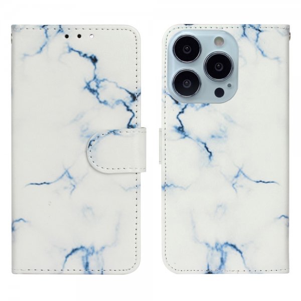 iPhone 13 Pro Fodral Motiv Vit Marmor