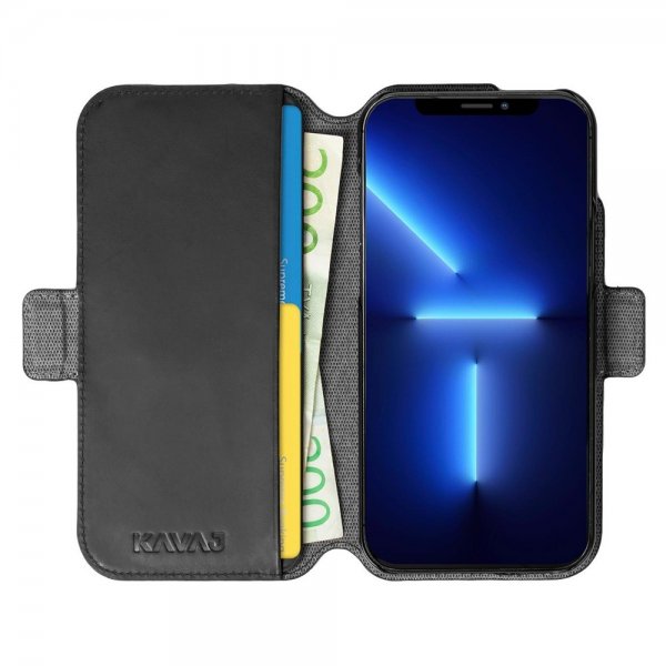 KAVAJ iPhone 13 Pro Fodral Phoenix Svart
