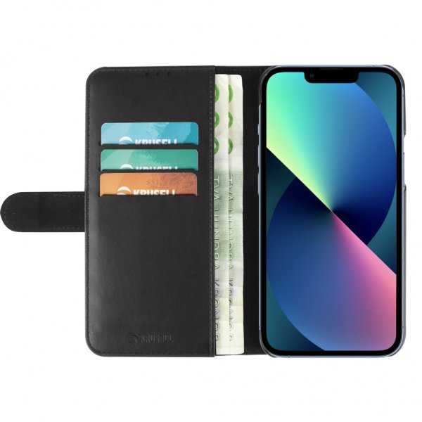 Krusell iPhone 13 Pro Fodral PhoneWallet Svart