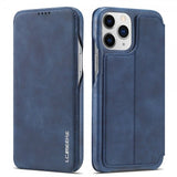 Lc.Imeeke iPhone 13 Pro Fodral Retro Blå