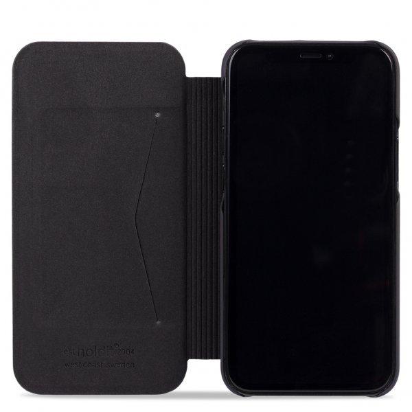 holdit iPhone 13 Pro Fodral SlimFlip Wallet Svart