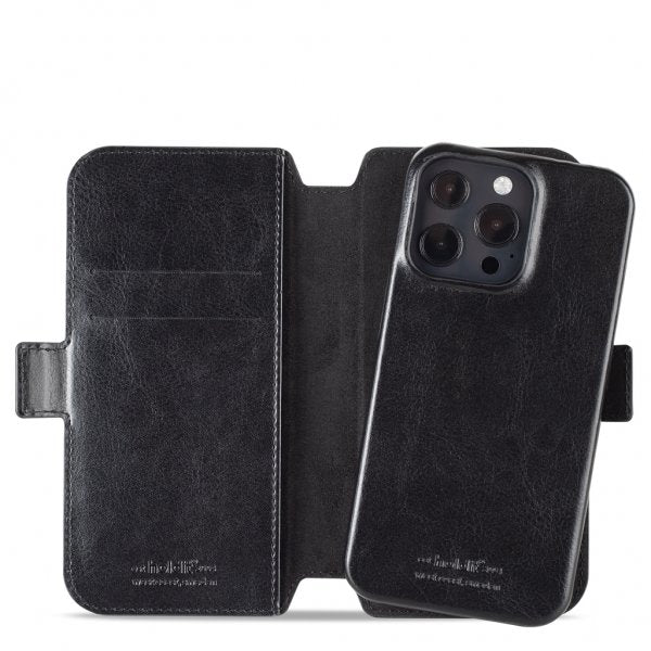 holdit iPhone 13 Pro Fodral Wallet Case Magnet Berlin Svart