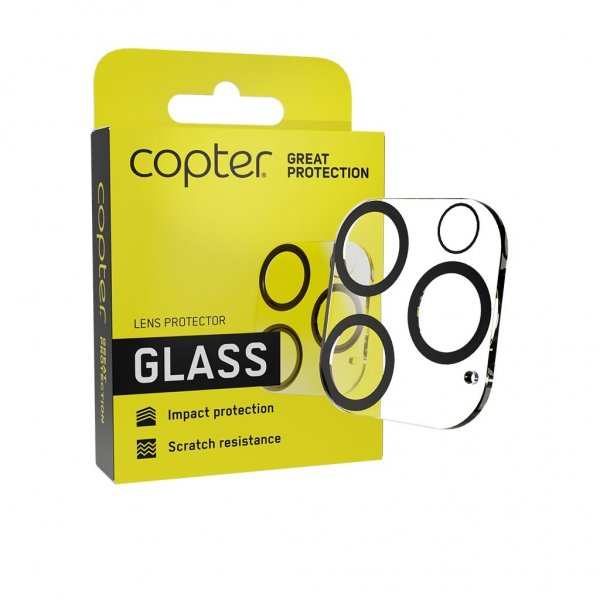 Copter iPhone 13 Pro/iPhone 13 Pro Max Kameraskydd Exoglass Lens Protector