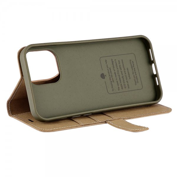 Onsala iPhone 13 Pro Max Fodral ECO Wallet Sand