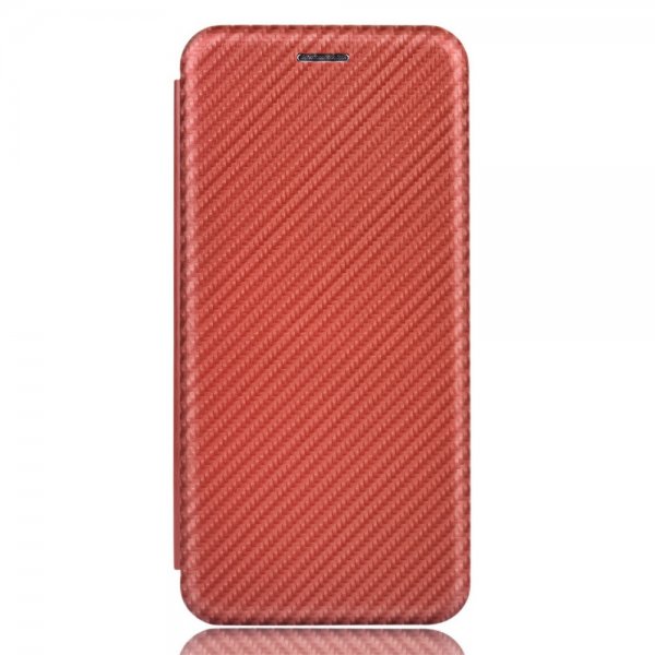 iPhone 13 Pro Max Fodral Kolfibertextur Brun