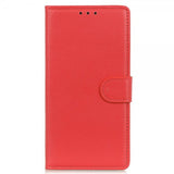 Nordic Covers iPhone 13 Pro Max Fodral Litchi Röd