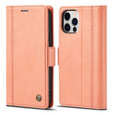 Lc.Imeeke iPhone 13 Pro Fodral med Kortfack Stativfunktion Rosa