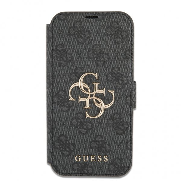 Guess iPhone 13 Pro Max Fodral Metal Logo Grå