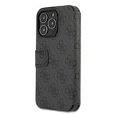 Guess iPhone 13 Pro Max Fodral Metal Logo Grå