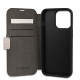 Guess iPhone 13 Pro Max Fodral Metal Logo Rosa