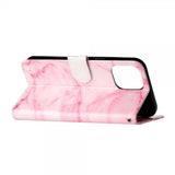 iPhone 13 Pro Max Fodral Motiv Rosa Marmor