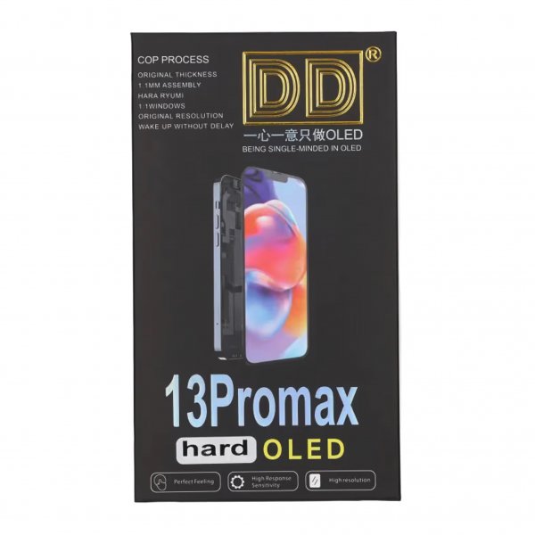 iPhone 13 Pro Max hard OLED Display High Quality Black(DD brand)