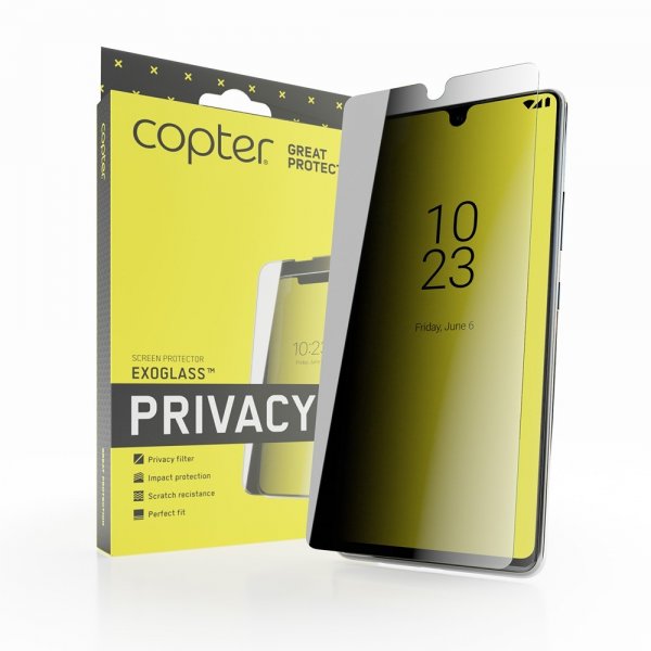 Copter iPhone 13 Pro Max/iPhone 14 Plus Skärmskydd Exoglass Flat Privacy