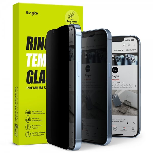 Ringke iPhone 13 Pro Max/iPhone 14 Plus Skärmskydd Privacy Glass