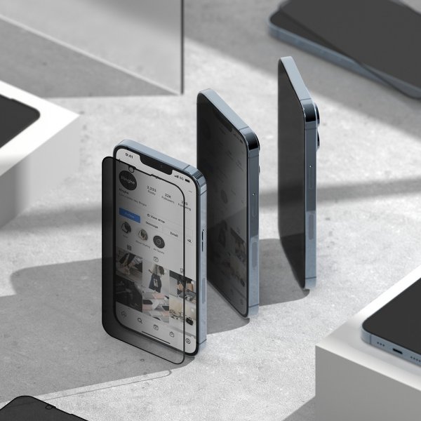 Ringke iPhone 13 Pro Max/iPhone 14 Plus Skärmskydd Privacy Glass