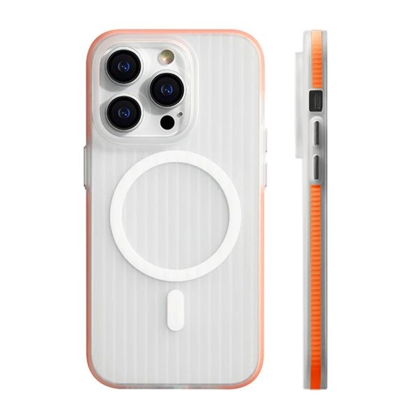 iPhone 13 Pro Max Skal Korrugerad MagSafe Orange