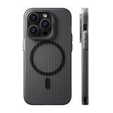 Rvelon iPhone 13 Pro Max Skal Korrugerad MagSafe Svart
