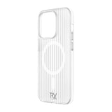 Rvelon iPhone 13 Pro Max Skal Korrugerad MagSafe Vit