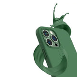Rvelon iPhone 13 Pro Max Skal Silikon Grön