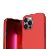 Rvelon iPhone 13 Pro Max Skal Silikon Rosa