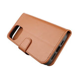 Rvelon iPhone 13 Pro Max Fodral Utfällbart Kortfack Brun