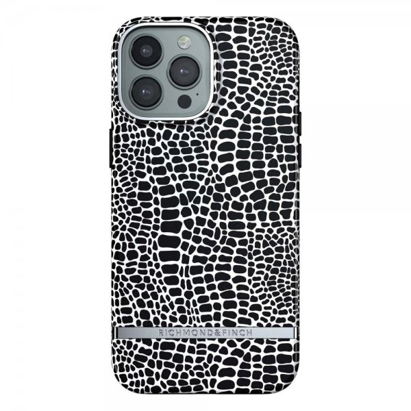 Richmond & Finch iPhone 13 Pro Max Skal Black Croc