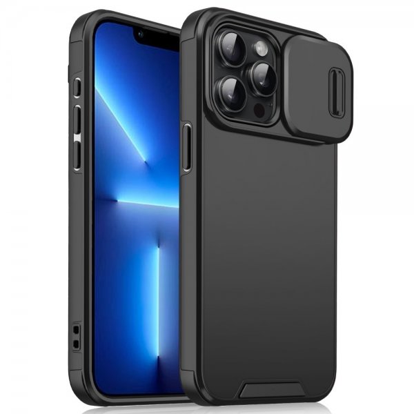 iPhone 13 Pro Max Skal Camera Slide Svart