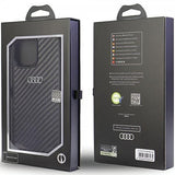 Audi iPhone 13 Pro Max Skal Carbon Fiber Svart