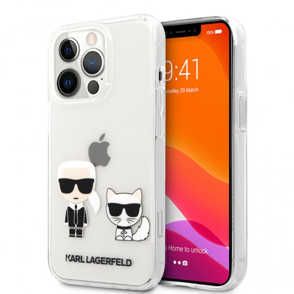 Karl Lagerfeld iPhone 13 Pro Max Skal Choupette Transparent