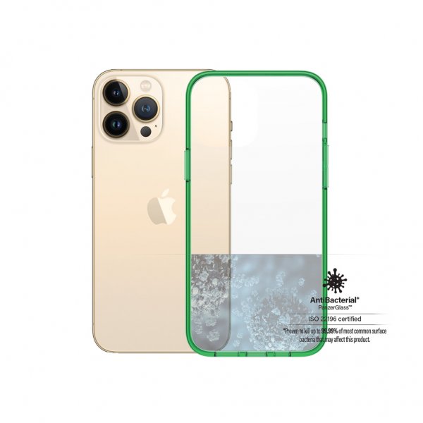 PanzerGlass iPhone 13 Pro Max Skal ClearCase Color Lime