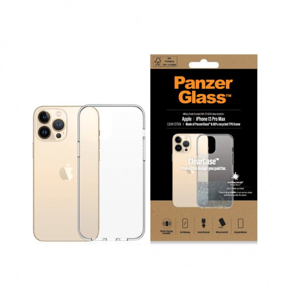 PanzerGlass iPhone 13 Pro Max Skal ClearCase Transparent