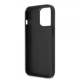 Guess iPhone 13 Pro Max Skal Double Cardslot Metal Triangle Svart