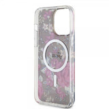Guess iPhone 13 Pro Max Skal Flower MagSafe Kaki