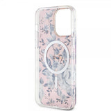 Guess iPhone 13 Pro Max Skal Flower MagSafe Rosa