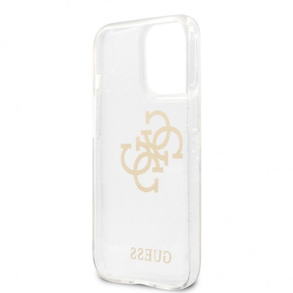 Guess iPhone 13 Pro Max Skal Full Glitter Transparent