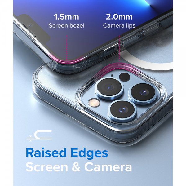Ringke iPhone 13 Pro Max Skal Fusion Magnetic MagSafe Matte Clear