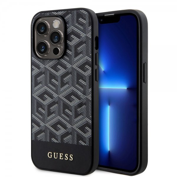 Guess iPhone 13 Pro Max Skal G Cube MagSafe Svart