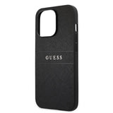 Guess iPhone 13 Pro Max Skal Hot Stamp Metal Logo Svart