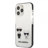 Karl Lagerfeld iPhone 13 Pro Max Skal Karl & Choupette Vit