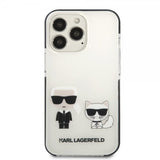 Karl Lagerfeld iPhone 13 Pro Max Skal Karl & Choupette Vit