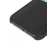 Krusell iPhone 13 Pro Max Skal Leather CardCover Vintage Black