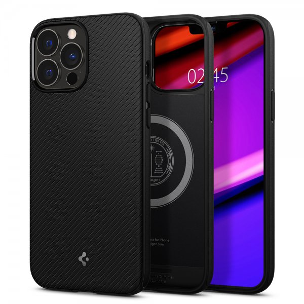 Spigen iPhone 13 Pro Max Skal Mag Armor Matte Black