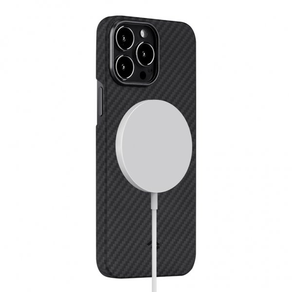 Pitaka iPhone 13 Pro Max Skal MagEZ Case 2 Black/Grey Twill