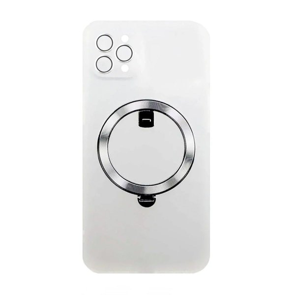 Rvelon iPhone 13 Pro Max Skal Roterbart MagSafe Stativ Vit