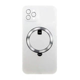 Rvelon iPhone 13 Pro Max Skal Roterbart MagSafe Stativ Vit